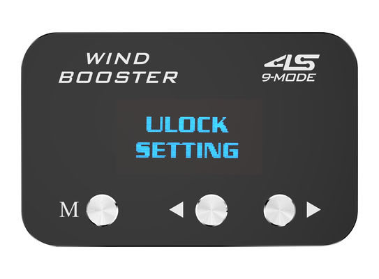 Het Gaspedaalcontrolemechanisme Black Aluminum Frame van de Windbooster4s Auto
