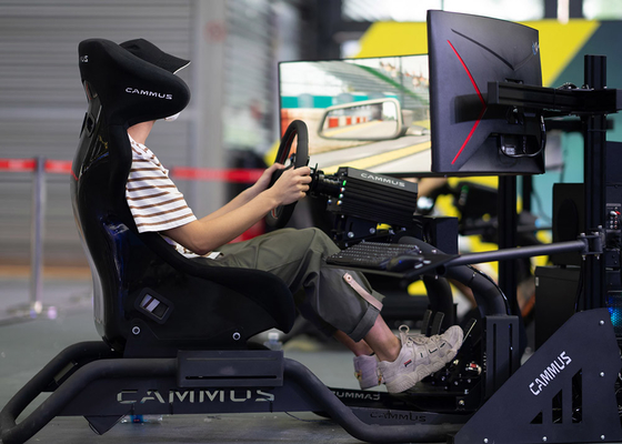 Het Spel van de Servomotorpc van CAMMUS het Rennen Simulator met Pedalen